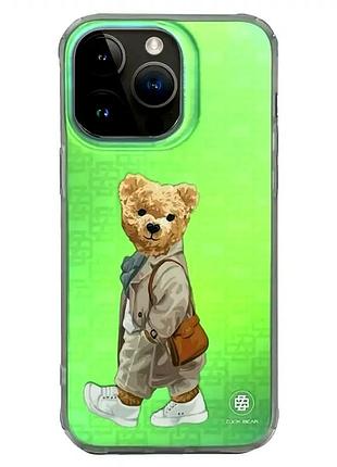 Чохол протиударний для iphone 15 pro tpu захист від ударів блискучий дизайн monaco glitz