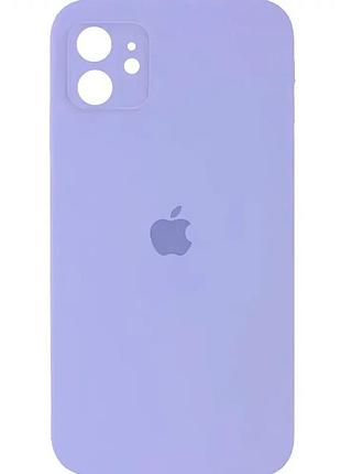Чохол силіконовий протиударний для iphone 15 plus фіолетовий із захистом камери та легким доступом до кнопок
