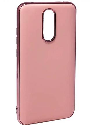 Чохол силіконовий для xiaomi redmi 8 рожевий золото захист від ударів і подряпин