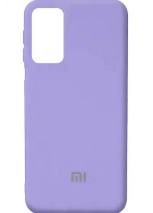 Чохол протиударний для xiaomi redmi 10c силіконовий lilac захист від падінь і ударів