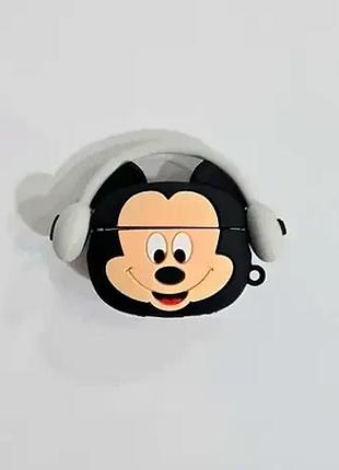Чехол силиконовый для airpods pro защита для детей и взрослых emoji mickey