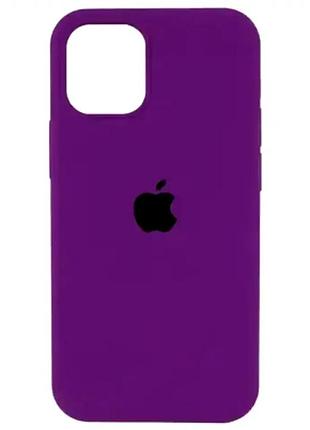 Чехол силиконовый для iphone 15 plus противоударный berry purple защита от ударов и царапин
