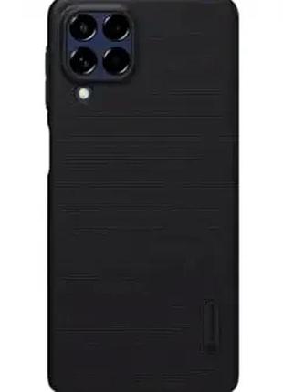 Чехол противоударный для samsung m53 5g силиконовый черный защита от ударов и падений