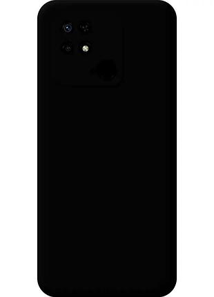 Чохол протиударний для xiaomi redmi 10c чорний силіконовий захист від ударів і падінь