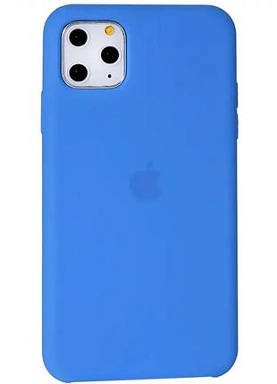 Чохол силіконовий для iphone 11 pro azure blue захист від ударів легкий і тонкий