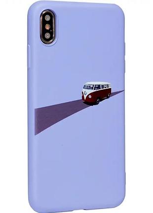 Протиударний чохол для samsung a70 2019 силіконовий захист від ударів із малюнком автобуса