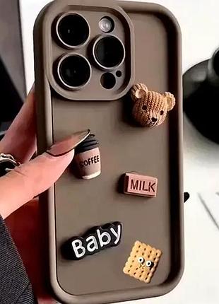Силіконовий чохол для iphone 16 pro baby протиударний захист від падінь для дітей