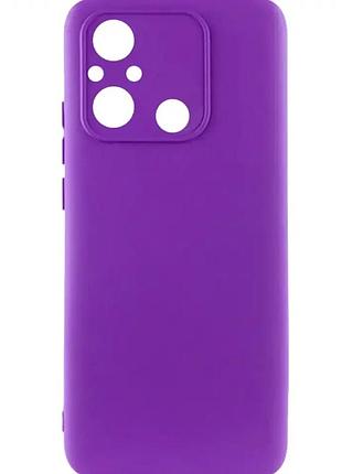 Чехол противоударный для xiaomi redmi 12c силиконовый защита от ударов lilac