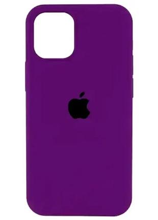 Силиконовый чехол для iphone 15 противоударный защита от падений berry purple