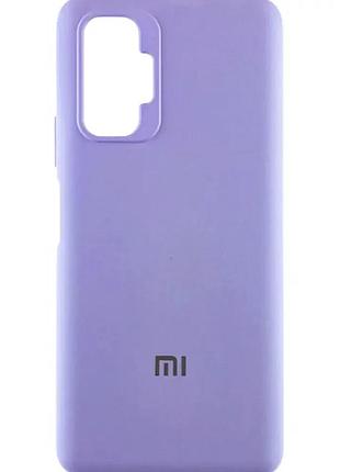 Силиконовый чехол для xiaomi redmi note 10 10s lilac противоударный защита от падений