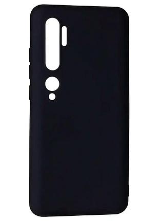 Чохол протиударний soft touch tpu для xiaomi mi note 10 pro чорний захист від ударів і подряпин