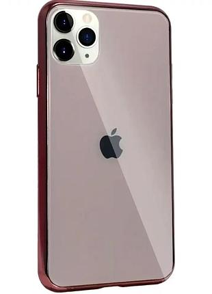 Чехол противоударный для iphone 11 pro силиконовый защита от ударов розовое золото