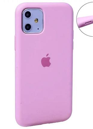 Силиконовый чехол full case для iphone 11 розовый противоударный защита от ударов и царапин