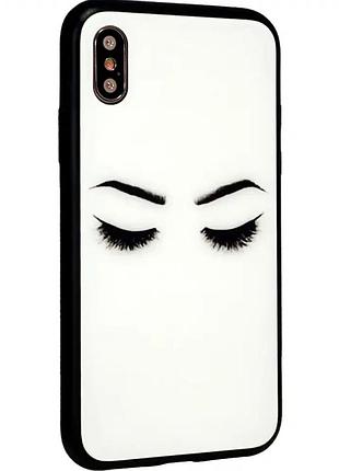 Чохол протиударний tpu для iphone xs з принтом ока захист від ударів і подряпин для активних користувачів