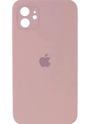 Силиконовый чехол для iphone 12 противоударный защита камеры фиолетовый лаванда