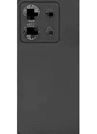 Чехол силиконовый для xiaomi redmi note 13 5g черный защита от ударов и царапин