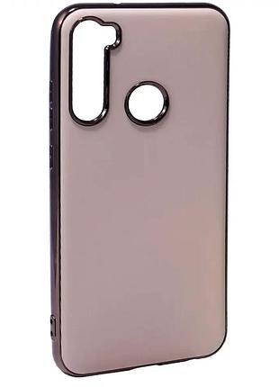 Силіконовий чохол для xiaomi redmi note 8 протиударний матовий золотий захист від ударів і пошкоджень