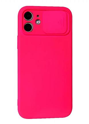 Чохол протиударний tpu для iphone 12 6,1 дюйма захист від ударів hot pink для активних користувачів