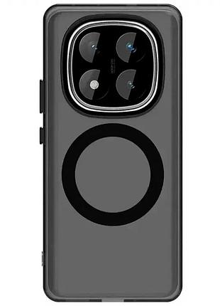 Протиударний чохол для xiaomi redmi note 14 pro чорний із захистом від падінь і сумісністю з magsafe