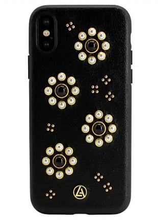 Чехол противоударный для iphone x xs силиконовый защита от ударов и падений jet black