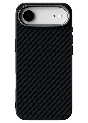 Чехол противоударный carbon case для iphone 17 с magsafe легкий защита от ударов и повреждений