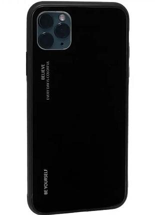 Чехол противоударный для iphone 11 pro max черный защита от ударов и падений для активного использования