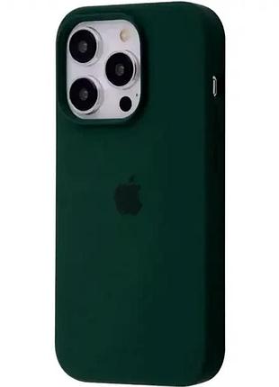 Силіконовий чохол для iphone 16 pro magsafe захист від подряпин і падінь колір lake green