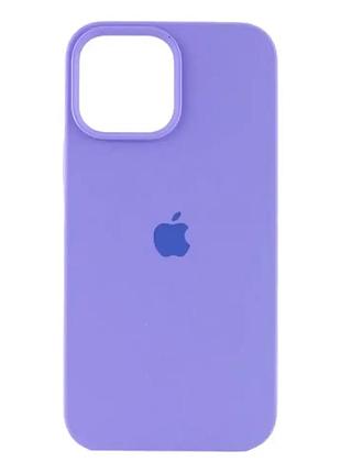 Силиконовый чехол full case для iphone 16 pro max lavender защита от ударов и царапин
