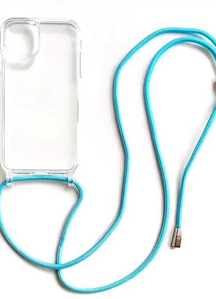 Чехол противоударный для iphone 11 силиконовый ice blue защита от ударов и падений