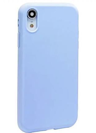 Чехол силиконовый для iphone 6 plus 6s plus защита от ударов цвет light blue