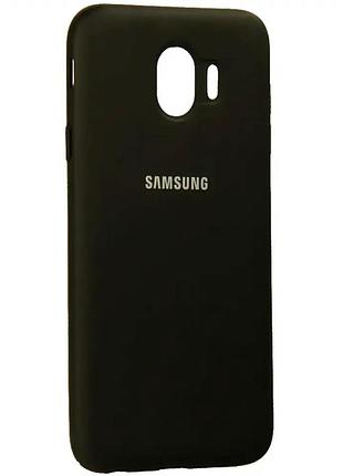 Чехол силиконовый для samsung j2 2018 черный защита от ударов и царапин