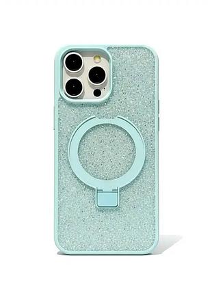 Чехол противоударный для iphone 16 plus light blue защита от падений поддержка magsafe