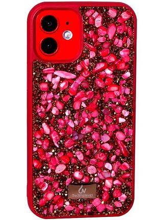 Чехол противоударный для iphone 12 12 pro силиконовый красный защита от ударов и падений