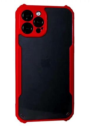 Чохол протиударний tpu для iphone 12 pro max червоний захист від ударів і подряпин