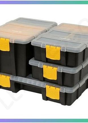 Органайзери vorel 4 шт 22x15,5x6 см 22x15,5x12 см 22x29x6 см контейнери для зберігання речей