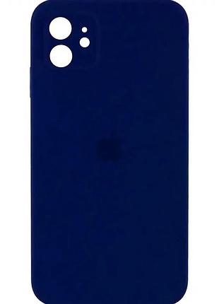 Чохол силіконовий для iphone 15 pro max захисний midnight blue із захистом камери від ударів
