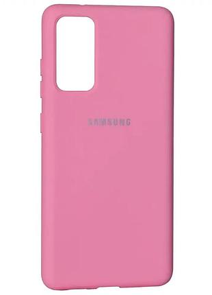 Чехол силиконовый для samsung s20 fe защита от ударов розовый для удобства и стиля