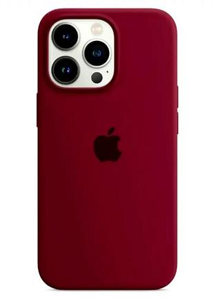 Чехол original silicone для iphone 17 pro мягкий защитный аксессуар marsala для надежной защиты устройства