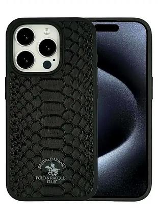 Чехол кожаный для iphone 14 pro max черный противоударный защита от повреждений и царапин