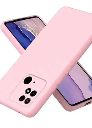 Чохол силіконовий для xiaomi redmi 10c протиударний рожевий із захистом від ударів і падінь