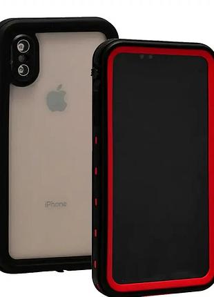 Чехол противоударный для iphone xs max красный защита от ударов и влаги