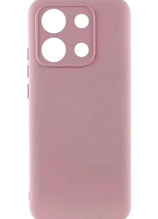 Силиконовый чехол для xiaomi redmi note 13 pro 5g защита от ударов розовый песок для студентов и активных пользователей