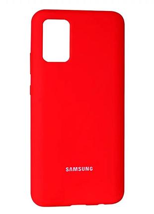 Чехол силиконовый для samsung a03 core красный защита от ударов и царапин для телефона