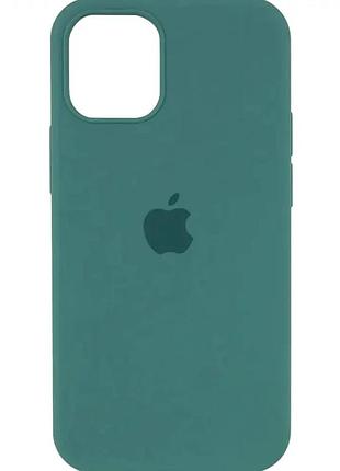 Чохол силіконовий для iphone 14 plus pine green захист від ударів і пошкоджень для активного використання