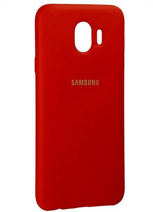 Чохол силіконовий для samsung j2 2018 червоний захист від ударів і подряпин