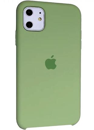 Чехол силиконовый для iphone 11 pro mint противоударный защита от ударов и падений