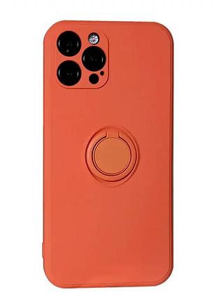 Силіконовий чохол для iphone 12 pro 6.1 дюйма peach захист від ударів легкий і тонкий