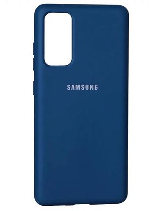Чехол силиконовый для samsung s20 fe pine green защита от ударов и царапин для повседневного использования