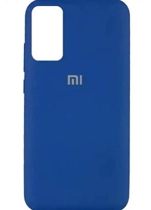 Чехол силиконовый для xiaomi redmi 10a противоударный midnight blue защита от ударов и царапин