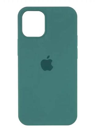 Чохол силіконовий для iphone 15 pro pine green захист від ударів і подряпин легкий і тонкий